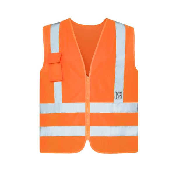 Neon Orange Professional Safety Vest